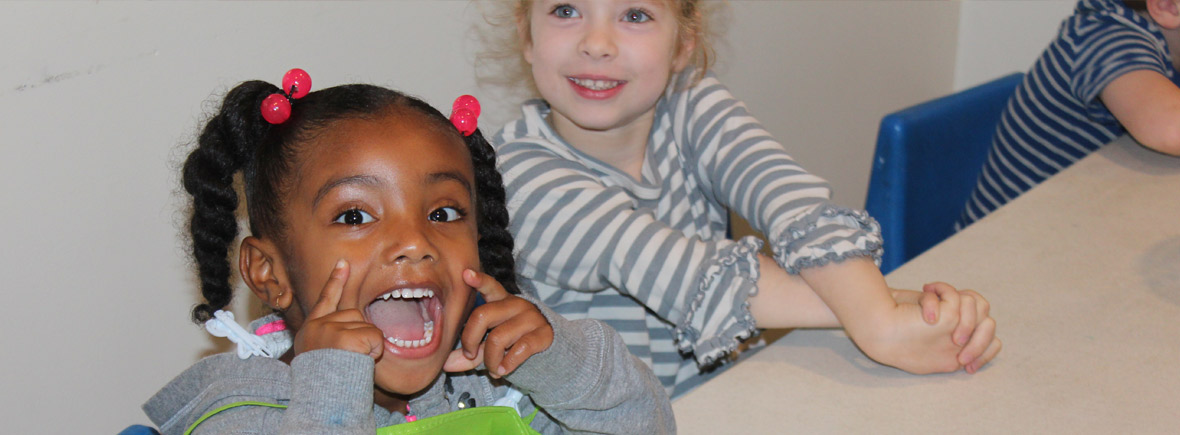 Happy Girls at Webster Child Care Center